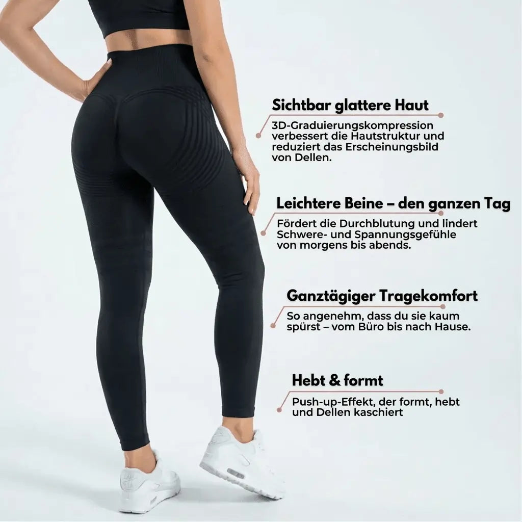 Cellumove 3D Leggings – Klassisches Schwarz