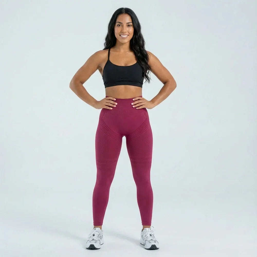 Cellumove 3D Leggings – Burgunder