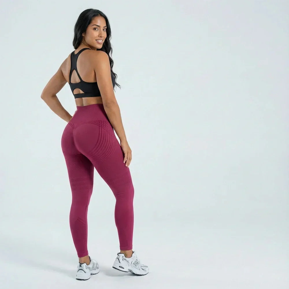 Cellumove 3D Leggings – Burgunder