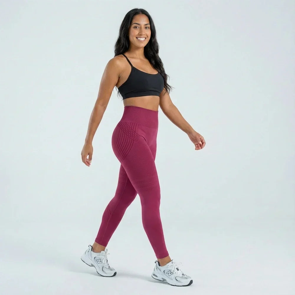 Cellumove 3D Leggings – Burgunder