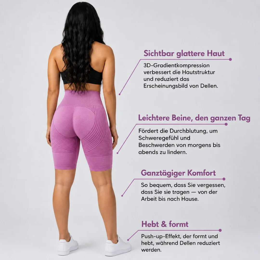 Cellumove 3D Short Legging – Hot Pink