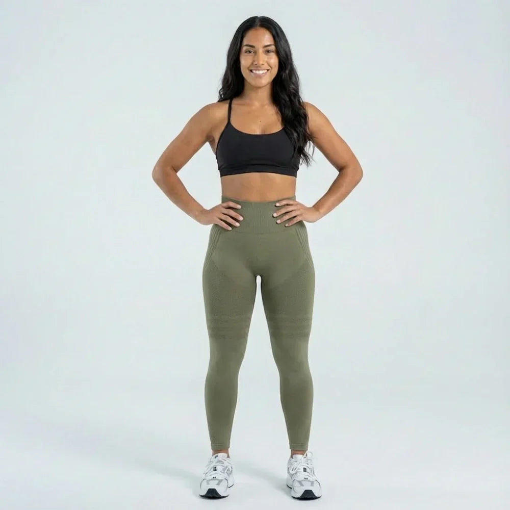 Cellumove 3D Leggings - Army Green