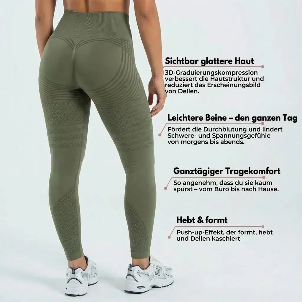 Cellumove 3D Leggings - Army Green