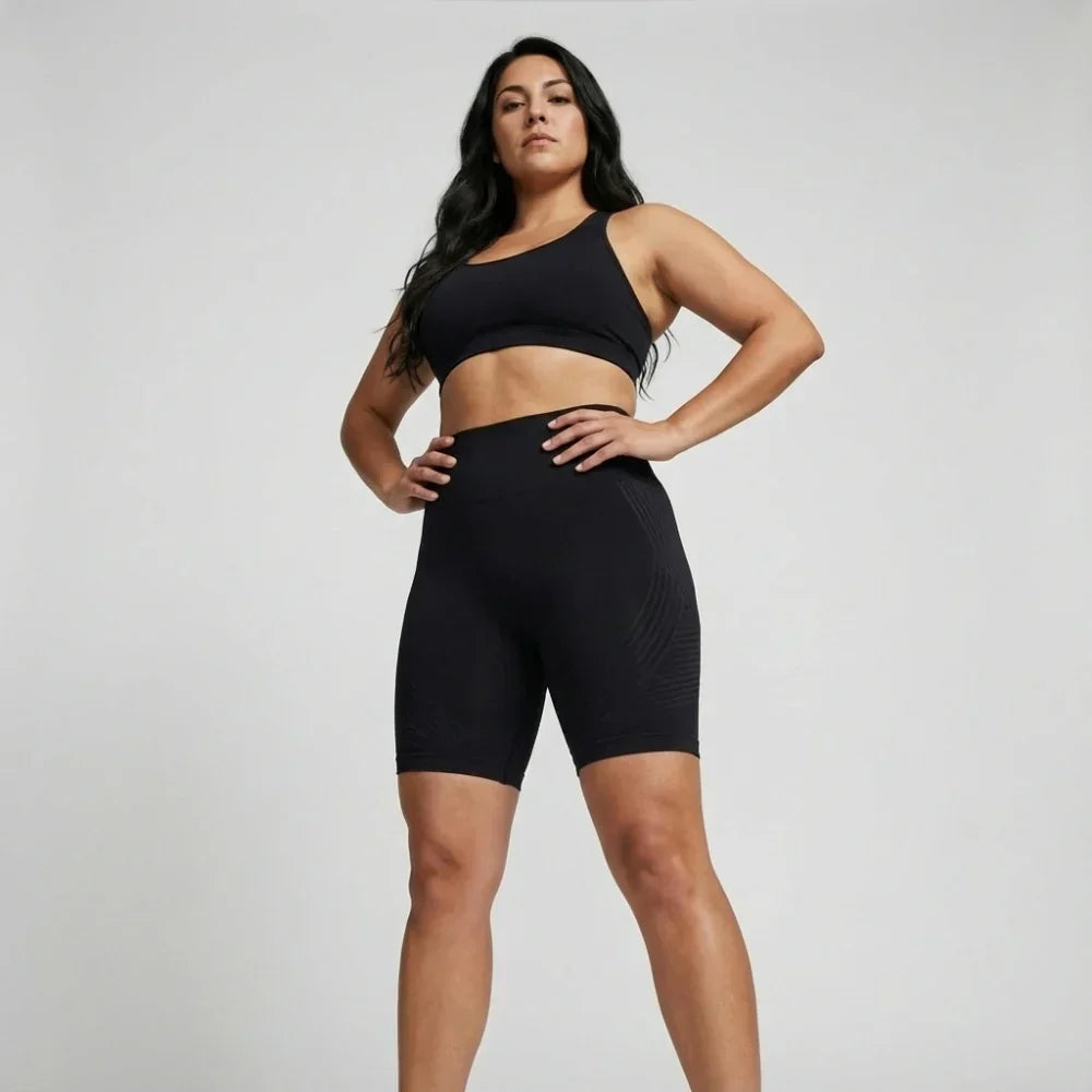 Cellumove 3D kurze Leggings – klassisches Schwarz
