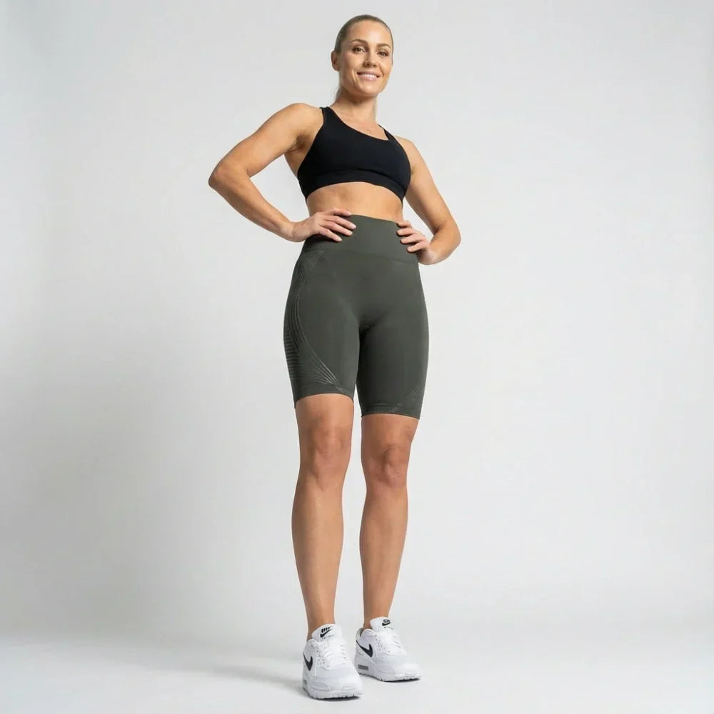 Cellumove 3D kurze Leggings – Dunkelgrau