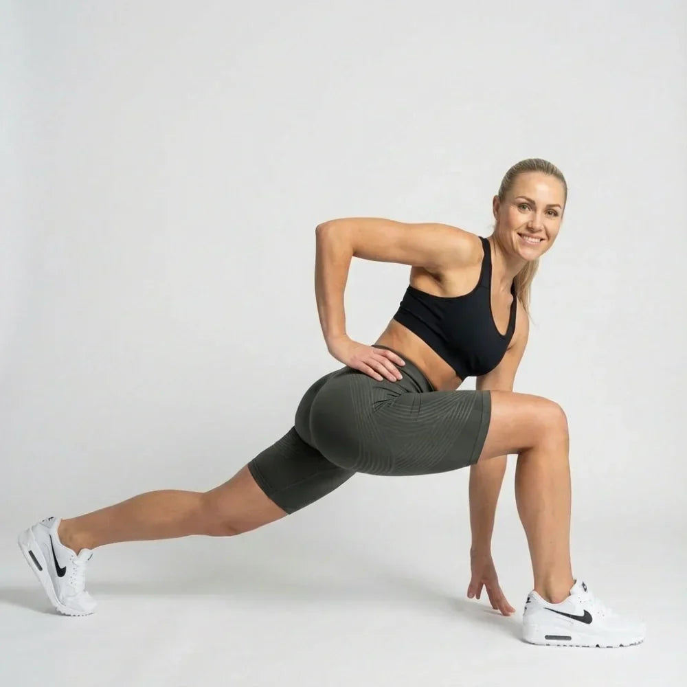 Cellumove 3D kurze Leggings – Dunkelgrau