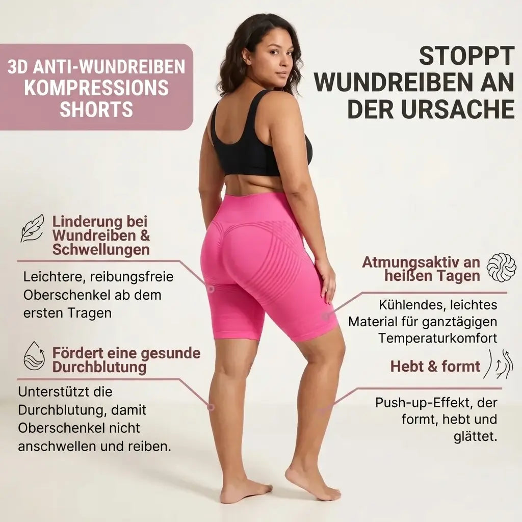 Anti-Scheuer 3D-Radlerhose